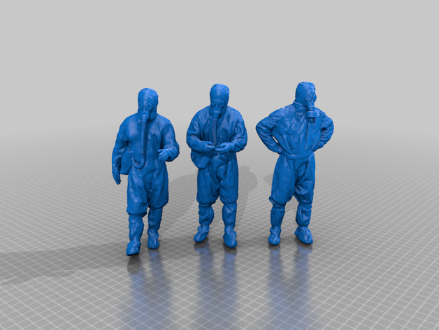 i liquidatori di chernobyl - post-incidente civili incidente 3D print model - Mito3D