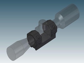 zielfernrohr montage scope mount schmidt rubin g11 3d print model - Mito3D