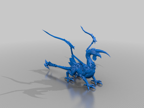 flightless giant cockatrice - dnd monster 3d print model - Mito3D