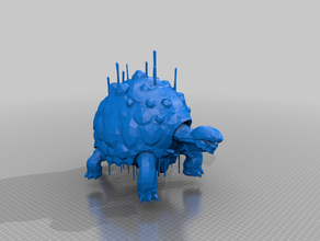 luminous tortoise - dnd monster 3d print model - Mito3D