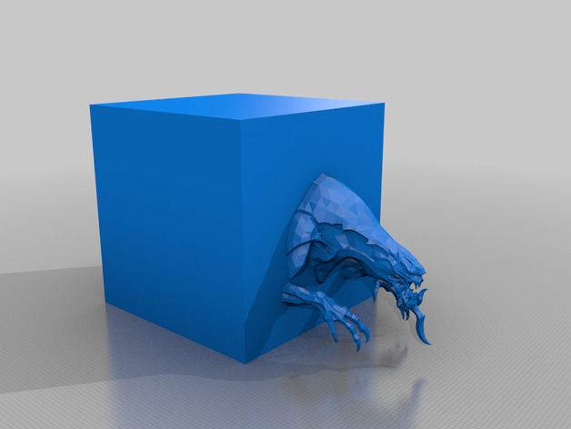 wall lurker - dnd monster 3D print model - Mito3D