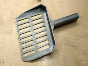 cat litter shovel paddle 3d print model - Mito3D