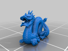 dragon statua 3d print model - Mito3D