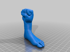 handfoot 3d print model - Mito3D