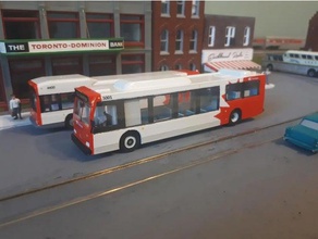 ho scale - orion vii ng hybrid bus city holder model oc transpo ottawa 3d print model - Mito3D