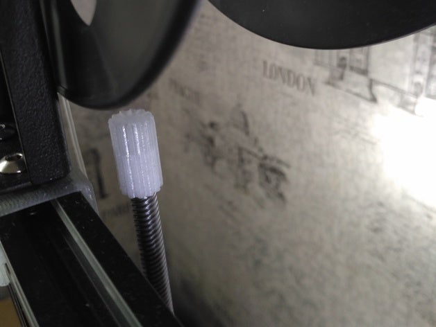 creality ender 3 z-axis knob slim 3D print model - Mito3D