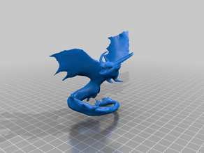 Tod song Drache dragon Drachen httyd mythische Tiere 3d print model - Mito3D
