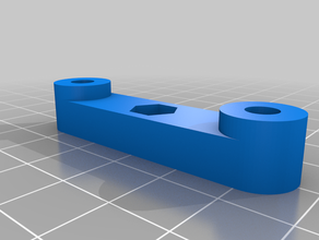 3d printer x axis part use scissor foot 3dprinter 3d print model - Mito3D
