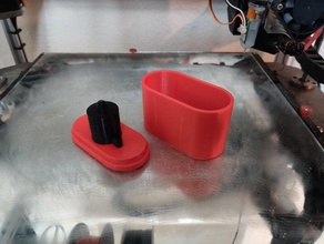 2 part mold box - 75w x 35d 45t resin silicone 3d print model - Mito3D