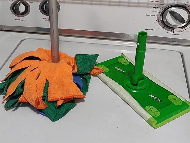 swiffer diy-mop-Anlage Reinigung mop 3D print model - Mito3D