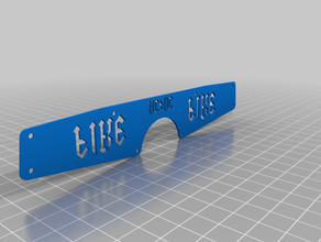 acdc zil düğmesi lucy langırt parçaları pincab 3d print model - Mito3D