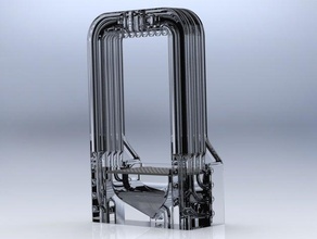water droplet display pump 3d print model - Mito3D