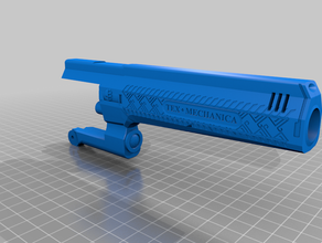 last word 50cal nerf conversion barrel destiny 3d print model - Mito3D