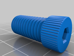 ender 3 tensionable estrusore braccio hex socket 3d print model - Mito3D