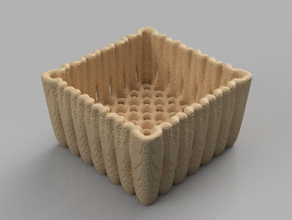 rd basket generative design reaction diffusion 3d print model - Mito3D
