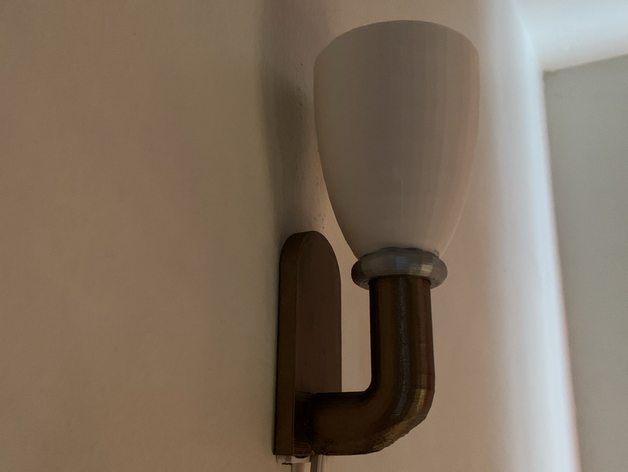 kleine Wandleuchte Kandelaber-Birne Lampe Wand-Lampe 3D print model - Mito3D