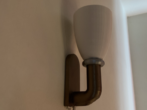 pequena lâmpada de parede da candelabro candeeiro 3d print model - Mito3D