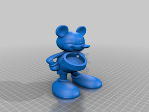mickey mouse active 2 samsung watch stand 3d print model - Mito3D