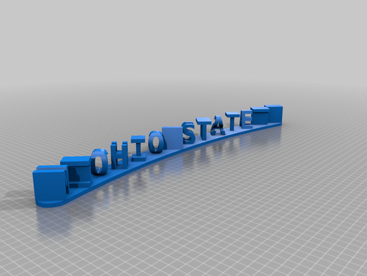 my personalizzato dual illusione aka ohiostate cartello by lewissifer 3d print model - Mito3D