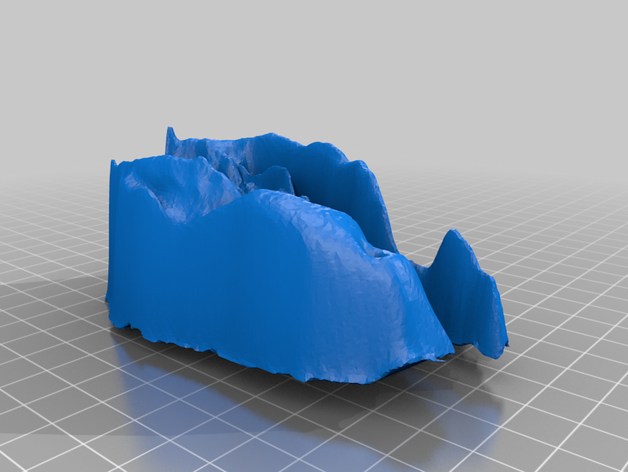 nsfw vagina mountains 3D print model - Mito3D