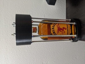fireball 1l bottle prison cage lock prank 3d print model - Mito3D