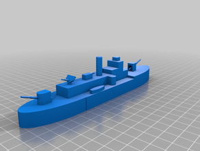 m33 ww1 monitor naval de wargames la marina wargaming 3d print model - Mito3D