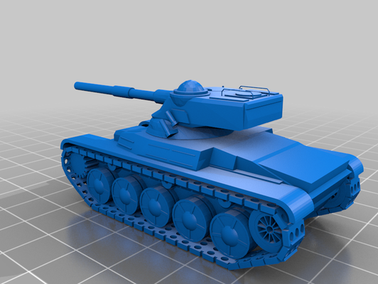 xmas calendar day 15 strv 74a2 steve by lawrenceft 3d print model - Mito3D