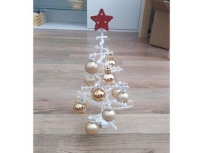 christmas tree bent decoration xmas 3d print model - Mito3D