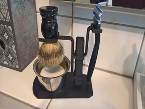 el afeitado de pie cuarto baño accesorios la maquinilla afeitar titular 3d print model - Mito3D