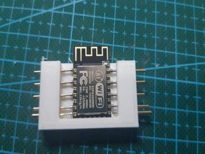 esp-12f quick programmer adapter 3d print model - Mito3D