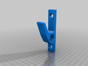simple hook garage 3d print model - Mito3D