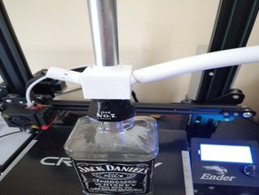 jack daniels narguilé adaptateur de bouteille bricolage daniel nargile shisha le whisky 3d print model - Mito3D