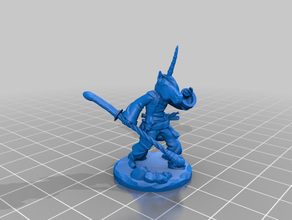 unicornfolk hechicero 3d print model - Mito3D