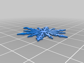 fiocchi di neve 3d print model - Mito3D