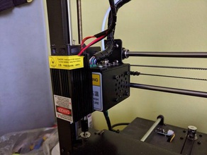 anycubic i3 mega suporte de laser personalizado lasercutter 3d print model - Mito3D
