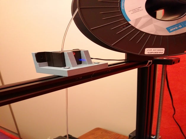 filament detector support 3D print model - Mito3D