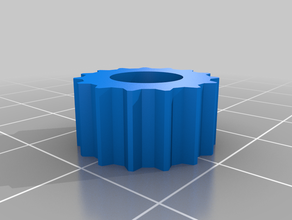 my customized simple pulley gear85 3d print model - Mito3D