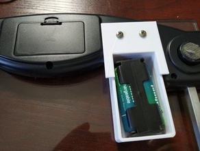 2aa Akku Batterie Halter add-on-box Bad Batterie-Halter wiederaufladbare skalieren 3d print model - Mito3D