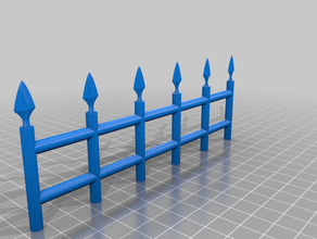 fence 3d print model - Mito3D
