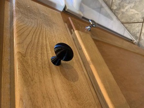 armário de cozinha botão gabinete gaveta alça a knob 3d print model - Mito3D