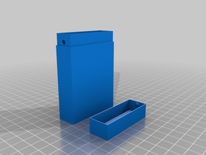 a8 index card box 60 vocabulary studying cards 3d print model - Mito3D