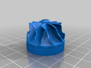 extruder turbo-Knopf ender 3 pro extruder-regler fan filament-regler - Knopf turbo 3d print model - Mito3D