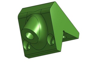 superior amante post de marco triángulo reforzar cr-10 3d print model - Mito3D