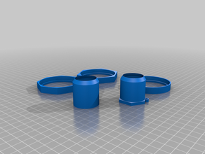 olight javelot pro de la protección antiroll anillos linterna los 3d print model - Mito3D