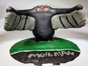mothman cryptid mignon décorative d'affichage figurine le monstre 3d print model - Mito3D
