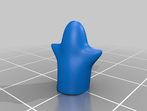 fantasma é fácil de impressão o amigo fantasmas a folha espírito yeet 3d print model - Mito3D