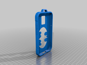 s5 active personalizado caso de telefone batman remix 3d print model - Mito3D