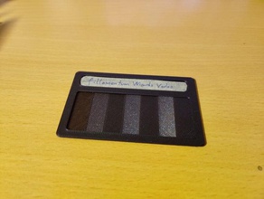 filament sample v2 card swatches samples 3d print model - Mito3D