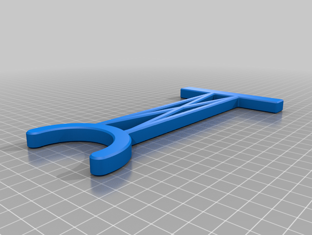 desk wall spacer 3D print model - Mito3D