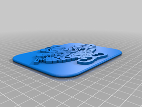 mickey navidad de feliz 3d print model - Mito3D